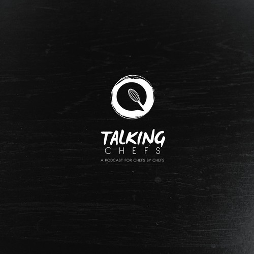 Talking design with the title 'Iconic logo for food podcast '