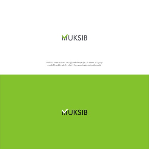 Loyalty design with the title 'MUKSIB'
