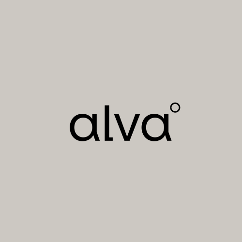 Logo with the title 'alva'