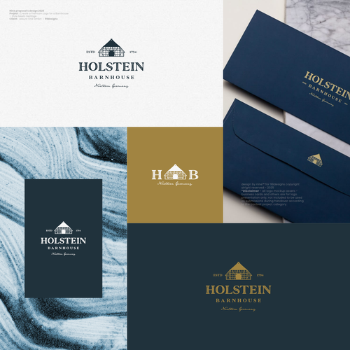 Versatile design with the title 'Barn House logo for Holstein Germany'