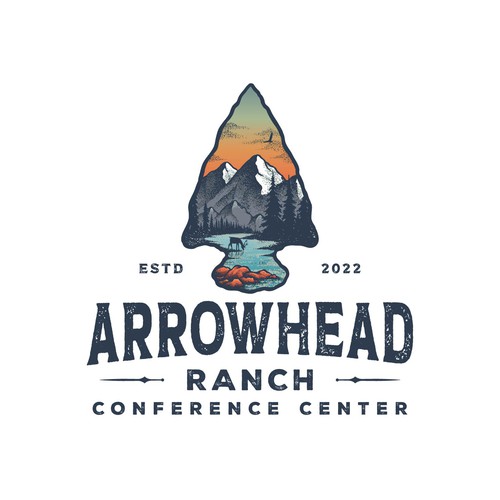 Arrowhead design with the title 'Arrowhead Ranch Conference Center'