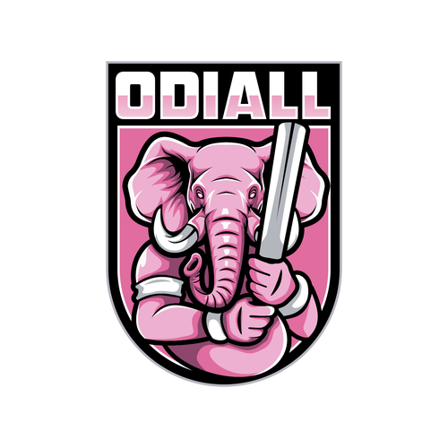 Cricket design with the title 'ODIALL'