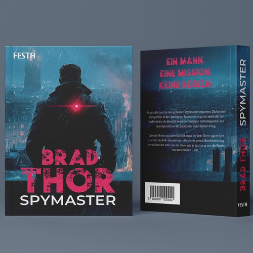 Spy book cover with the title 'Spymaster'