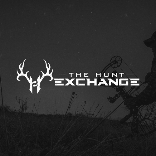 Hunting design with the title 'Logo design for The Hunt Exchange'