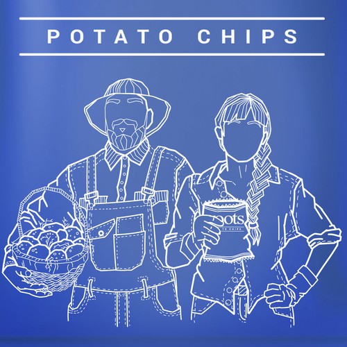 Geometric artwork with the title 'Geometric Couple Portrait drawing design'