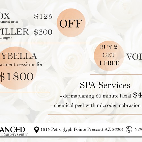 Bridal design with the title 'Bridal Expo back'