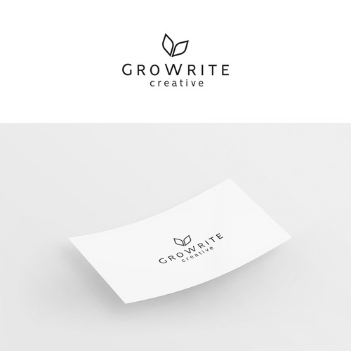 Communication logo with the title 'GroWrite Creative'