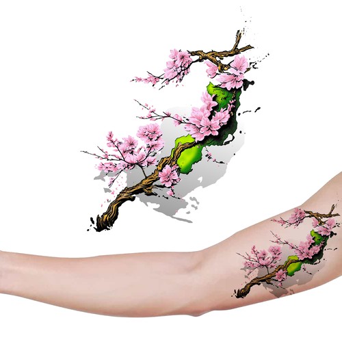 Best design with the title 'Tattoo design botanical'