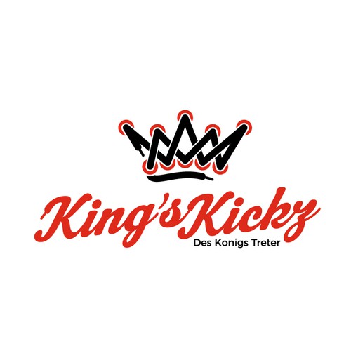 Shoe logo with the title 'Shoelaces crown'