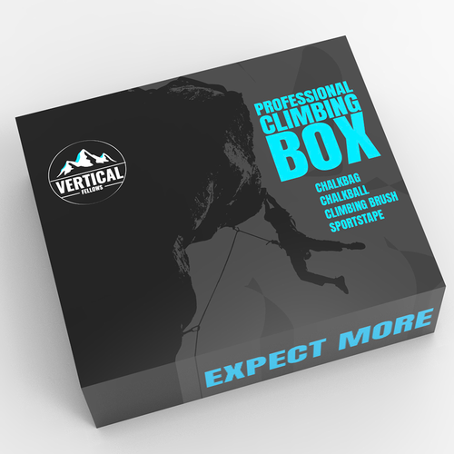 Outdoor packaging with the title 'Mountain Climbing Box'