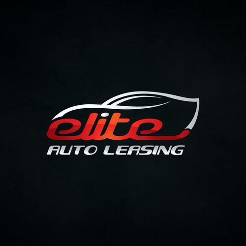 Automotive logo with the title 'Elite Auto Leasing | Brand Logo'
