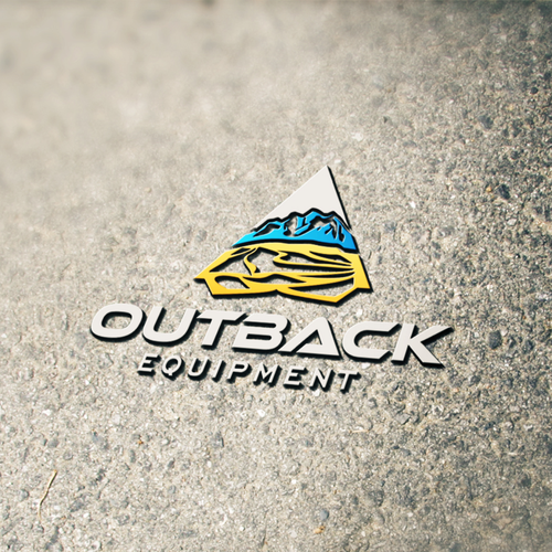 Summer camp logo with the title 'Outback Equipment'