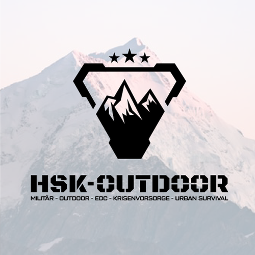 Disaster logo with the title 'Logo Design for HSK-Outdoor'