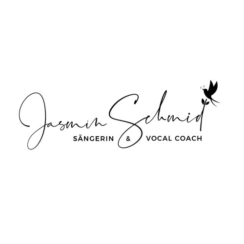 Singer logo with the title 'Jasmin Schmid Sängerin & Vocal Coach'