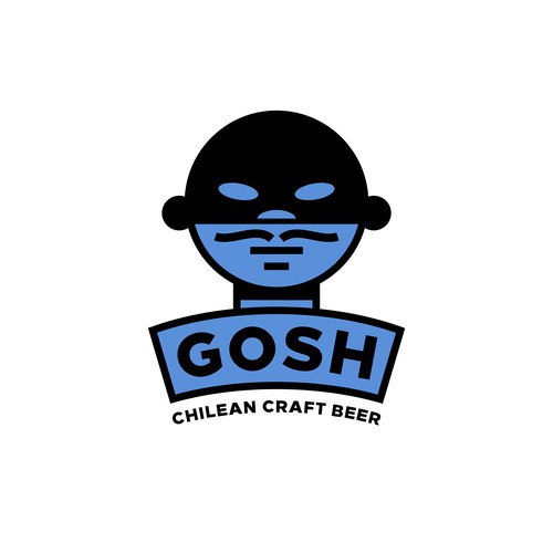 Beer logo with the title 'Logo Design for Chilean Craft Beer'