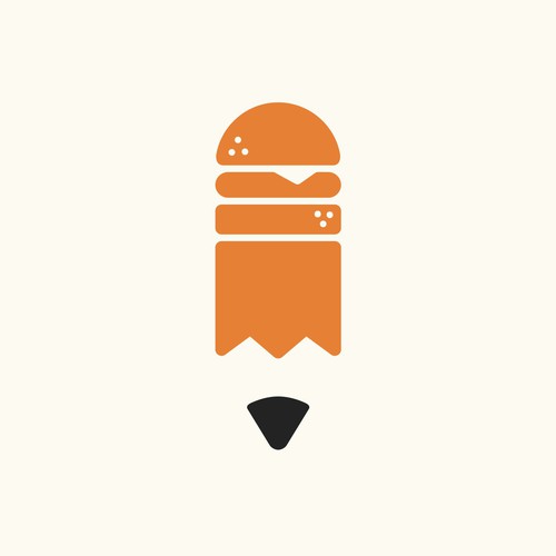 Student logo with the title 'design a logo for STUDENT BURGER'