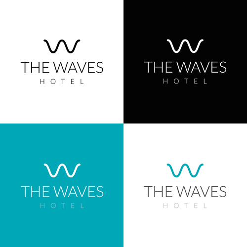 Pure logo with the title 'Logo Concept for a Hotel'