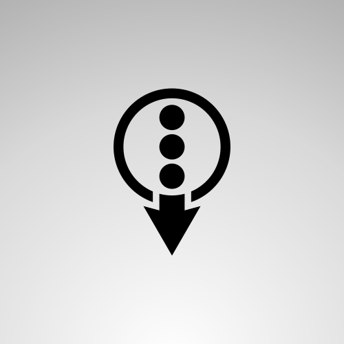 Three design with the title '"3rd button down" vector graphic'