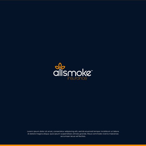 Smoke design with the title 'Logo Design'