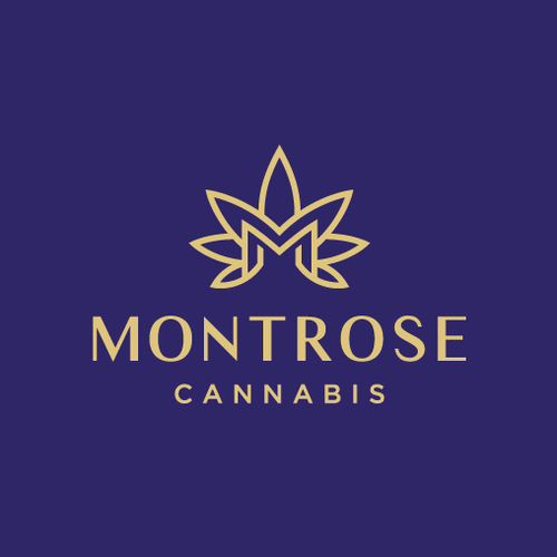 M logo with the title 'Cannabis monogram'