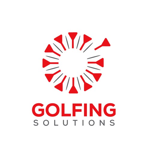 Solution logo with the title 'Golf Tee'