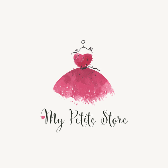 Precious logo with the title 'Petite dress logo'