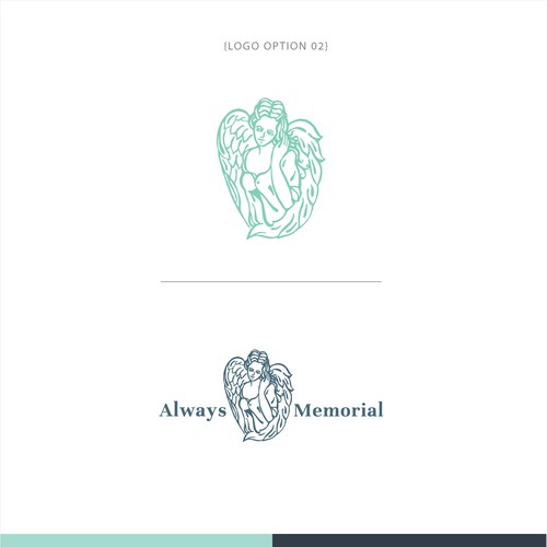 Symbolic design with the title 'Logo design for a funeral service provider'