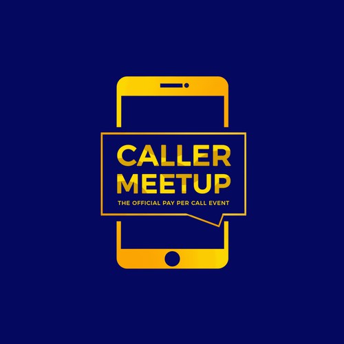Event planning logo with the title 'CALLER MEETUP'