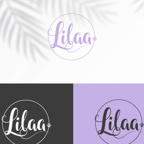 Lilac logo with the title 'Beauty brand'