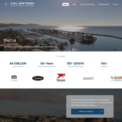 Design with the title 'Coil Partners Custom Design'