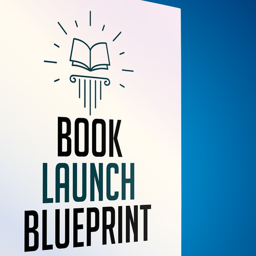 Guide book cover with the title 'Book Launch Blueprint'