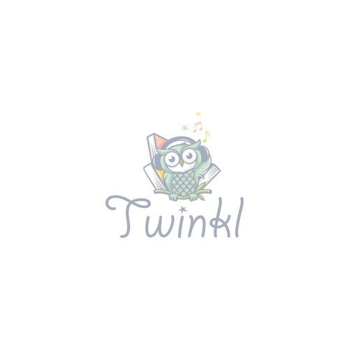 Study design with the title 'simple logo designs twinkl'