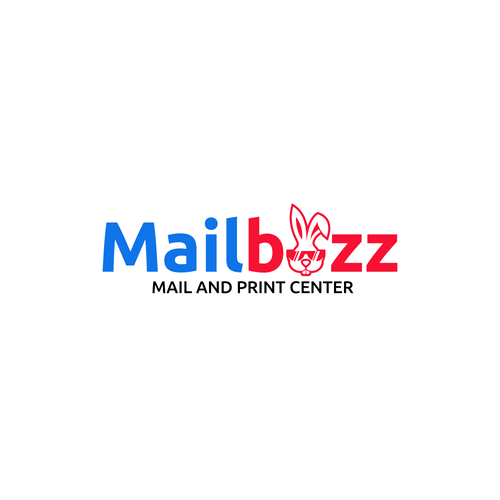 Mailbox logo with the title 'mailbozz Printing Center Logo Design'