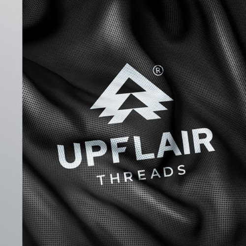Up logo with the title 'Up Flair Threads logo design'