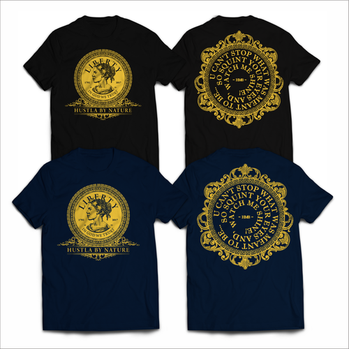 Creative t-shirt with the title 'Design Tshirt for Brand Clothing'