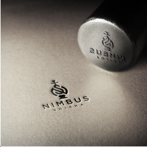 Yellow and red design with the title 'Nimbus Shisha'
