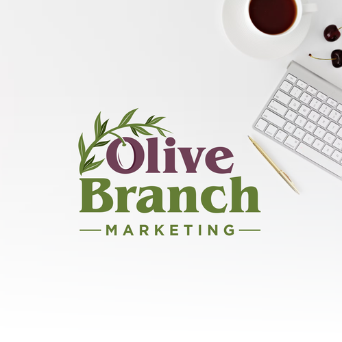 Inkscape design with the title 'Olive Branch'
