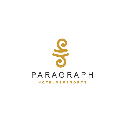 Hotel logo with the title ' Logo Design for luxurious Hotel&Resort '
