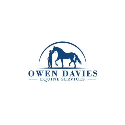 Horse stable logo with the title 'Logo Design for Equine Services'