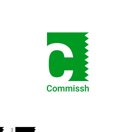 Ticket logo with the title 'Logo concept for an online ticket marketplace'