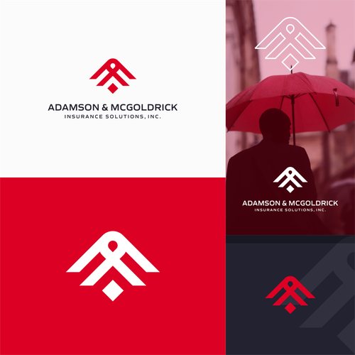 Consulting brand with the title 'letter A + M + people '