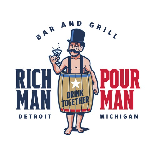 Bar and restaurant design with the title 'Logo for Bar'