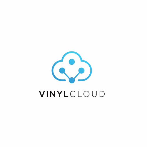 Record logo with the title 'VINYLCLOUD'