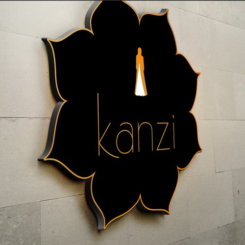 Exotic logo with the title 'kanzi'