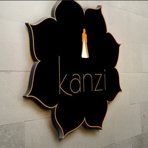 Oriental logo with the title 'kanzi'