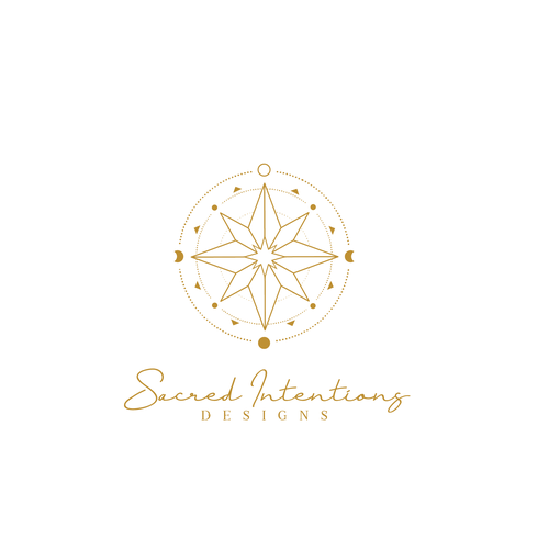 Mandala design with the title 'Logo Sacred Intentions'