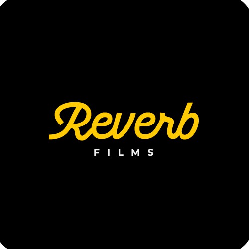 Film production logo with the title 'Reverb Films'