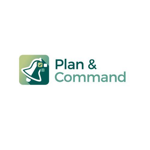 Notification design with the title 'Logo design Proposal for "Plan & Command".'