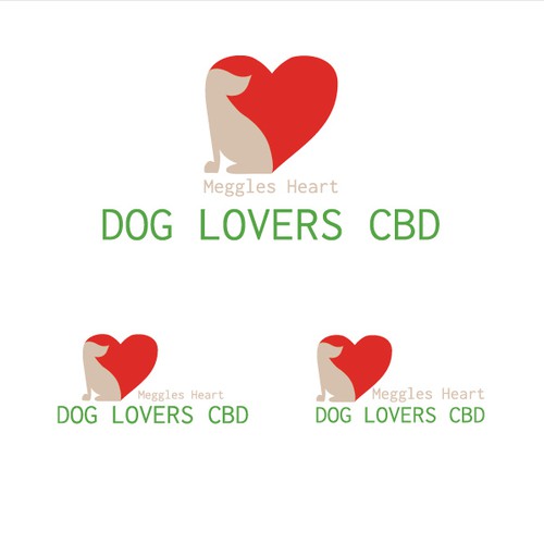 Nice logo with the title 'Lovely dog logo'