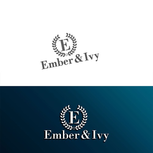 Jewelry logo with the title 'Jewelry Brand Ember & Ivy'